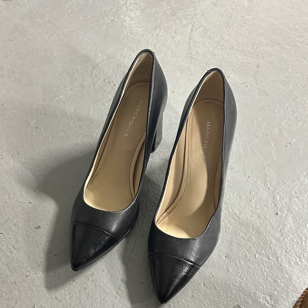 Marc Fisher Classic Black Heels